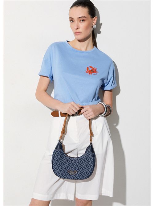 T-shirt woman blue LIU JO | WA6414JS923/P9431